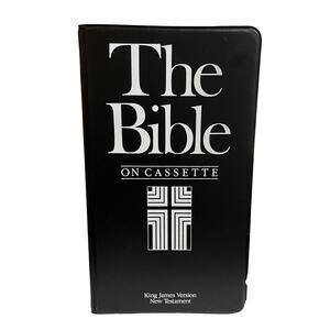 Vintage The Bible King James Edition New Testament 12 Cassette Collection